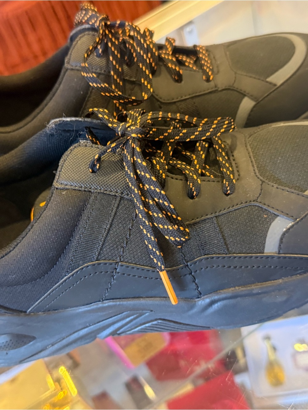 Timberland Black Sneakers with Yellow-Accent Laces